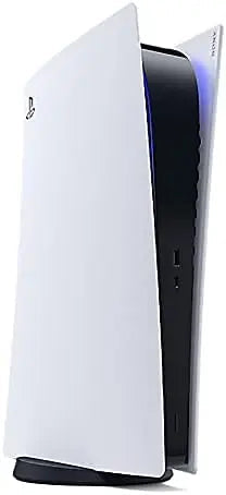 PlayStation 5 Digital Edition console in white, product view 6