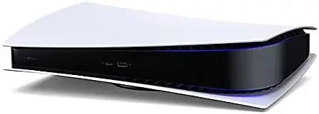 PlayStation 5 Digital Edition console in white, product view 5