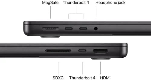 Apple 2025 MacBook Pro Laptop with Apple M5 chip with 10‑core CPU and 10‑core GPU: Built for AI | 24GB | Black product image 27