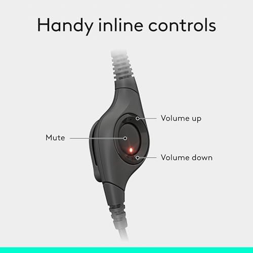 Logitech H390 Wired Headset for PC/Laptop | Noise Cancelling | Black product image 8