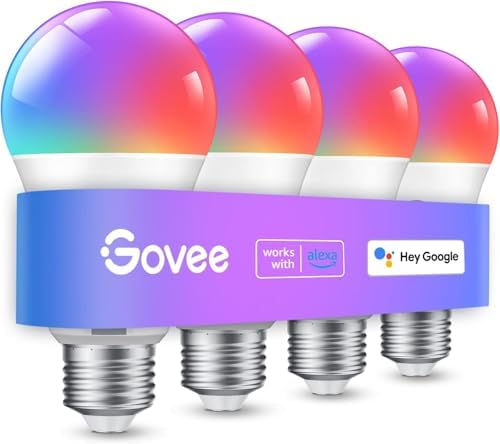 Govee Smart Light Bulbs | 4 Pack | Bluetooth product image 6
