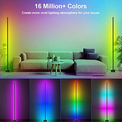 Miortior Corner Floor Lamp - Smart RGB LED Corner Lamp with App and Remote Control product image 3