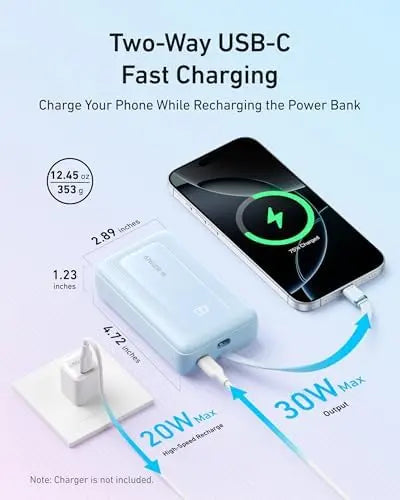 Anker Zolo Power Bank (2025 Upgraded Version) | 000mAh | 30W | USB-C product image 15