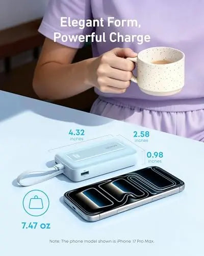 Anker Portable Charger | 000mAh | 30W | Black product image 14