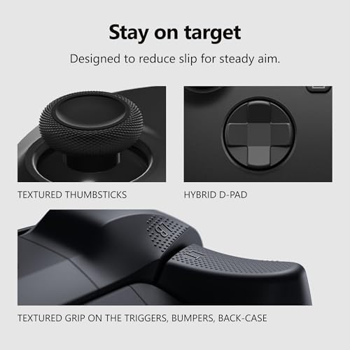 XBOX Wireless Gaming Controller + USB-C Cable | Carbon Black product image 17