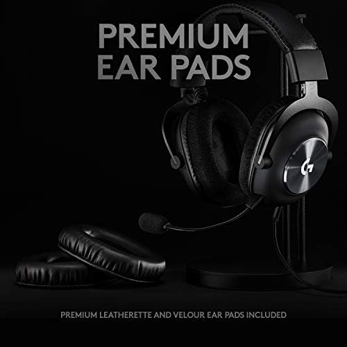 Logitech G Pro X Wired Gaming Headset: Blue VO!CE Detachable Boom Mic | Black product image 6