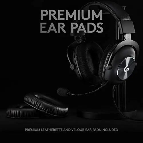 Logitech G Pro X Wired Gaming Headset: Blue VO!CE Detachable Boom Mic | Black product image 6