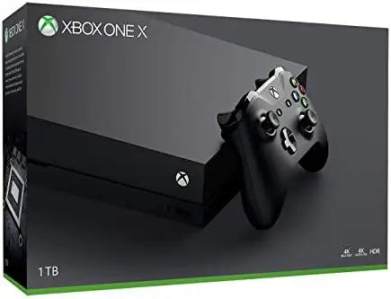 Renewed Xbox One X 1TB gaming console, product view 2