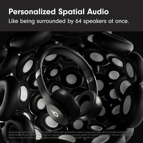 Beats Solo 4 - Wireless On-Ear Bluetooth Headphones | Black product image 19