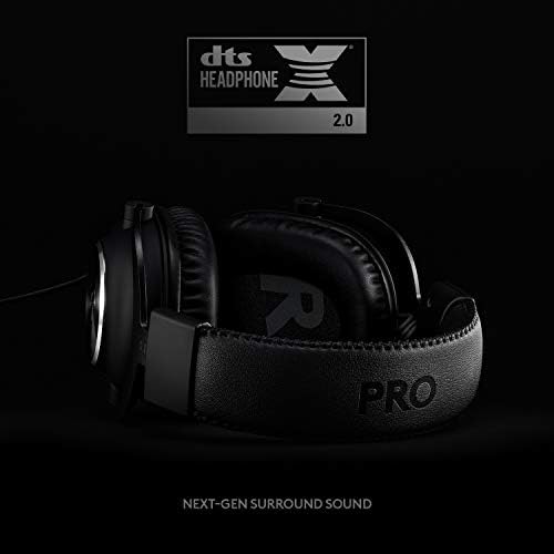 Logitech G Pro X Wired Gaming Headset: Blue VO!CE Detachable Boom Mic | Black product image 5