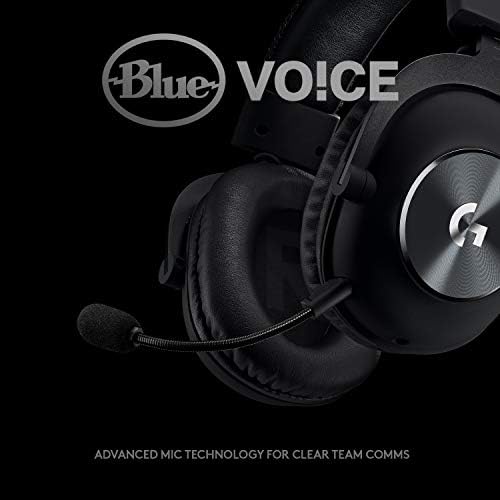 Logitech G Pro X Wired Gaming Headset: Blue VO!CE Detachable Boom Mic | Black product image 4