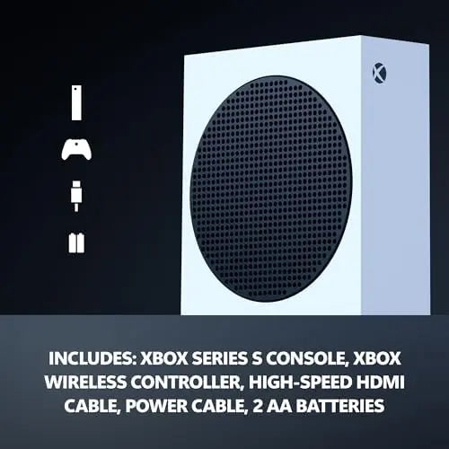Xbox Series S 1TB console in white, product view 5
