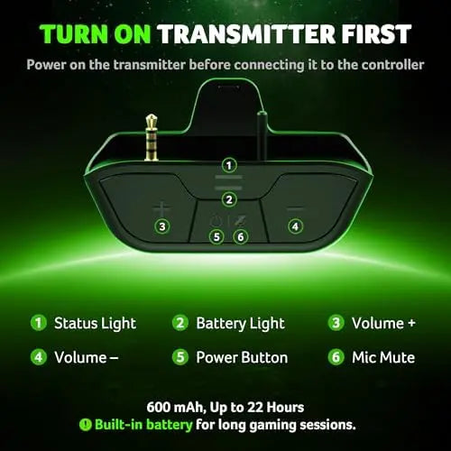 Acer Wireless Gaming Headset for Xbox Series X|S & Xbox One | Noise Cancelling | Black product image 12