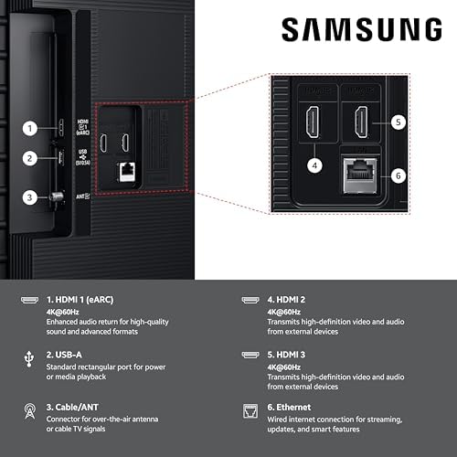 Samsung 58-Inch Class Crystal UHD U8000F 4K Smart TV (2025 Model) Endless Free Content | Smart TV product image 29