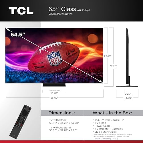 TCL 65 Inch Class QM7K Series | Smart TV | 4K | Mini LED | QLED product image 18