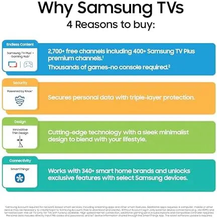 Samsung 58-Inch Class Crystal UHD U8000F 4K Smart TV (2025 Model) Endless Free Content | Smart TV product image 31