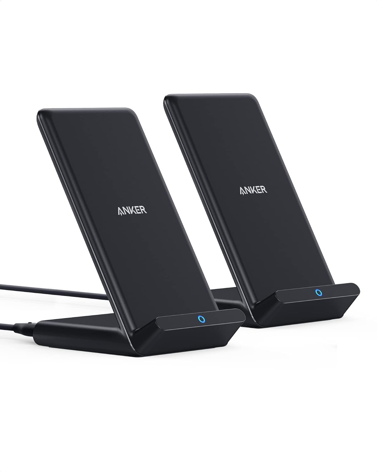 Anker 313 Wireless Charger (Stand) | 10W | 2 Pack | Black product image 1