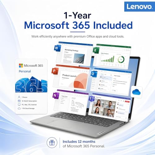 Lenovo IdeaPad Laptop with Microsoft 365 Office | 8GB RAM product image 7