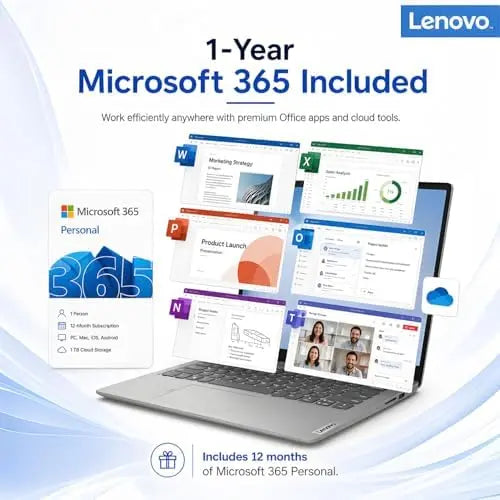Lenovo IdeaPad Laptop with Microsoft 365 Office | 8GB RAM product image 7