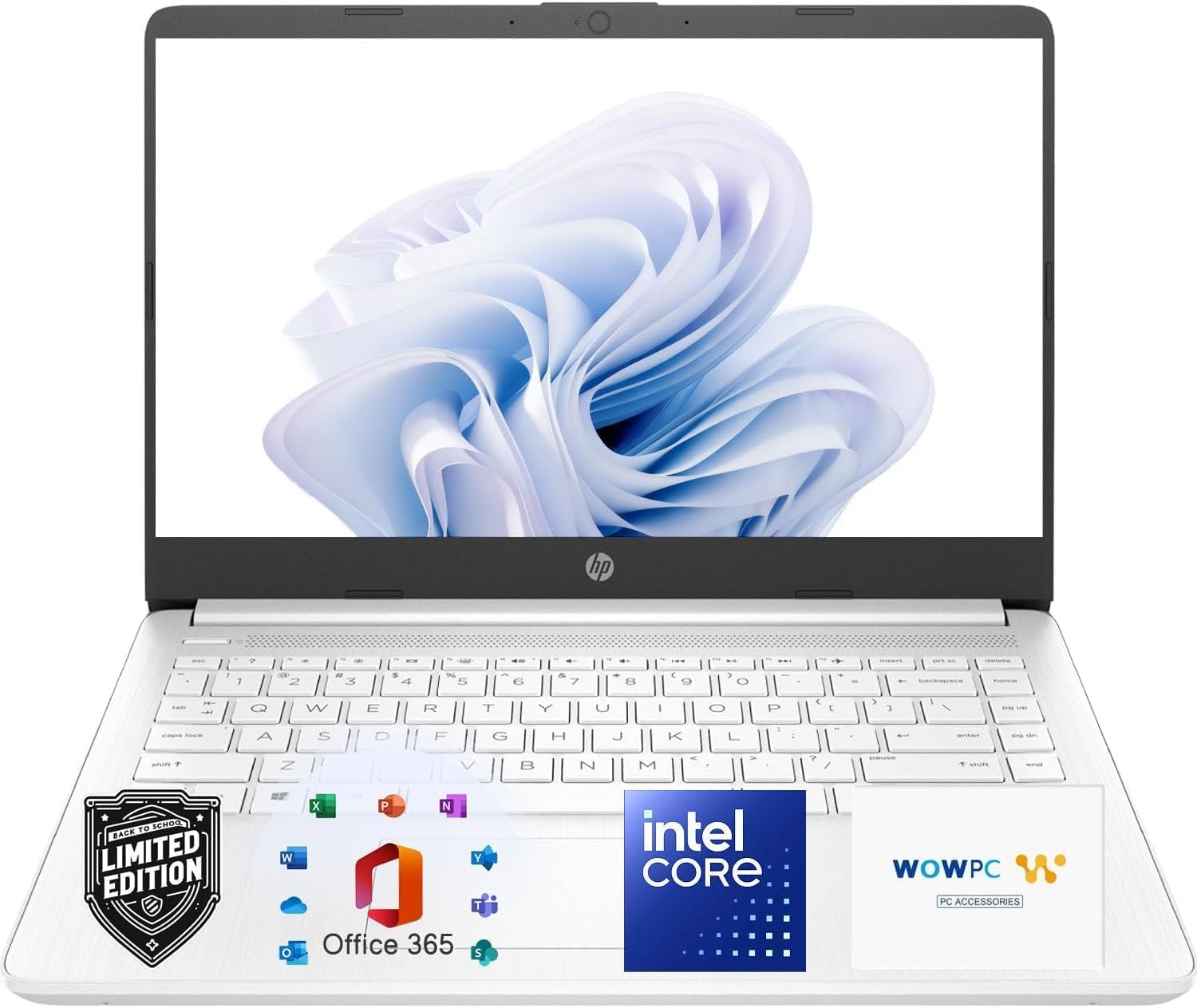 HP Everyday Laptop - 2026 Edition - 8GB RAM - 256GB SSD - Microsoft Office 365 Included - Thin & Portable - Fast product image 1
