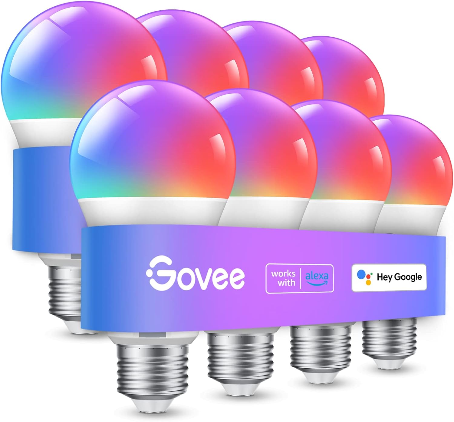 Govee Smart Light Bulbs | 4 Pack | Bluetooth product image 5
