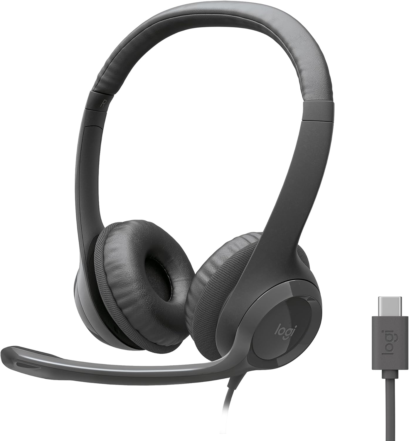 Logitech H390 Wired Headset for PC/Laptop | Noise Cancelling | Black product image 1