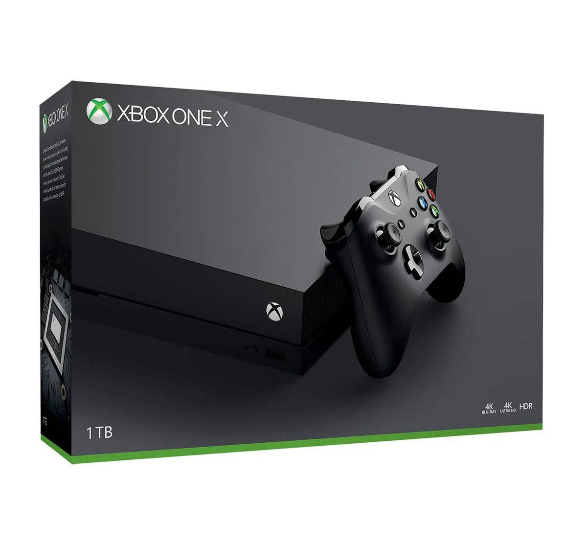Renewed Xbox One X 1TB gaming console, product view 1