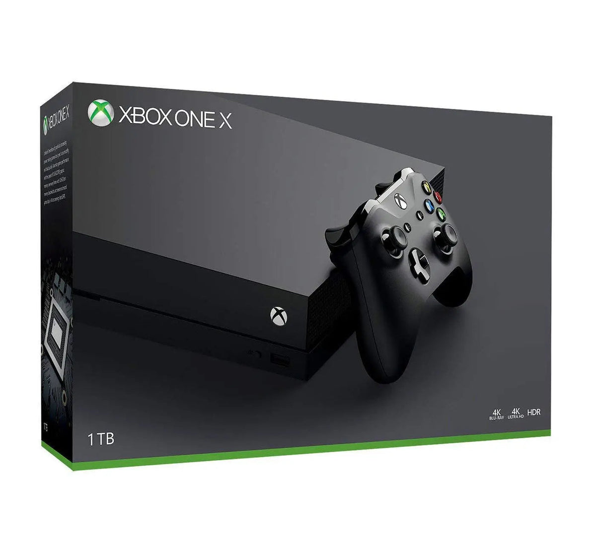 Renewed Xbox One X 1TB gaming console, product view 1