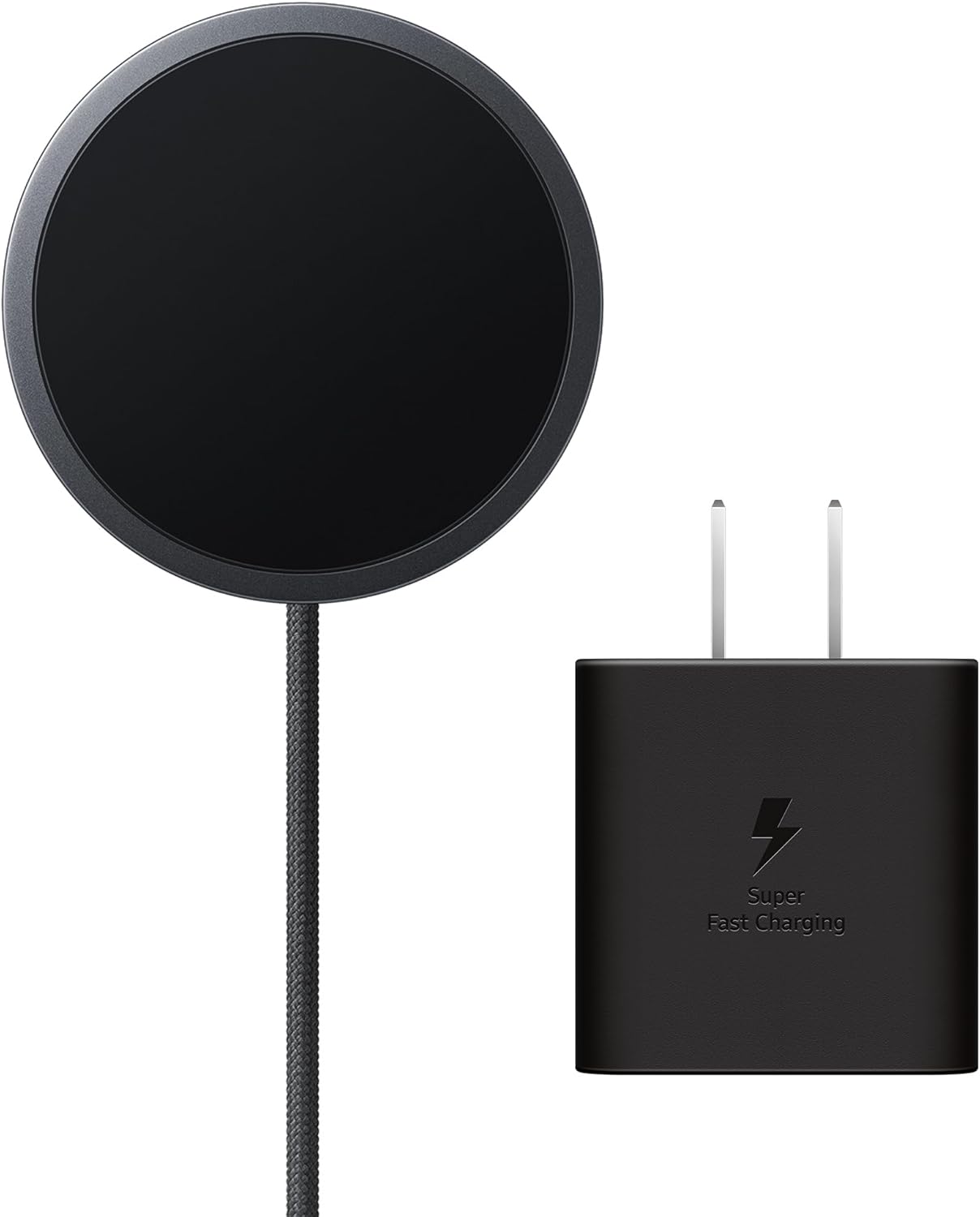 Samsung Galaxy Magnet Wireless Charger with 45W Power Adapter | Gray product image 3
