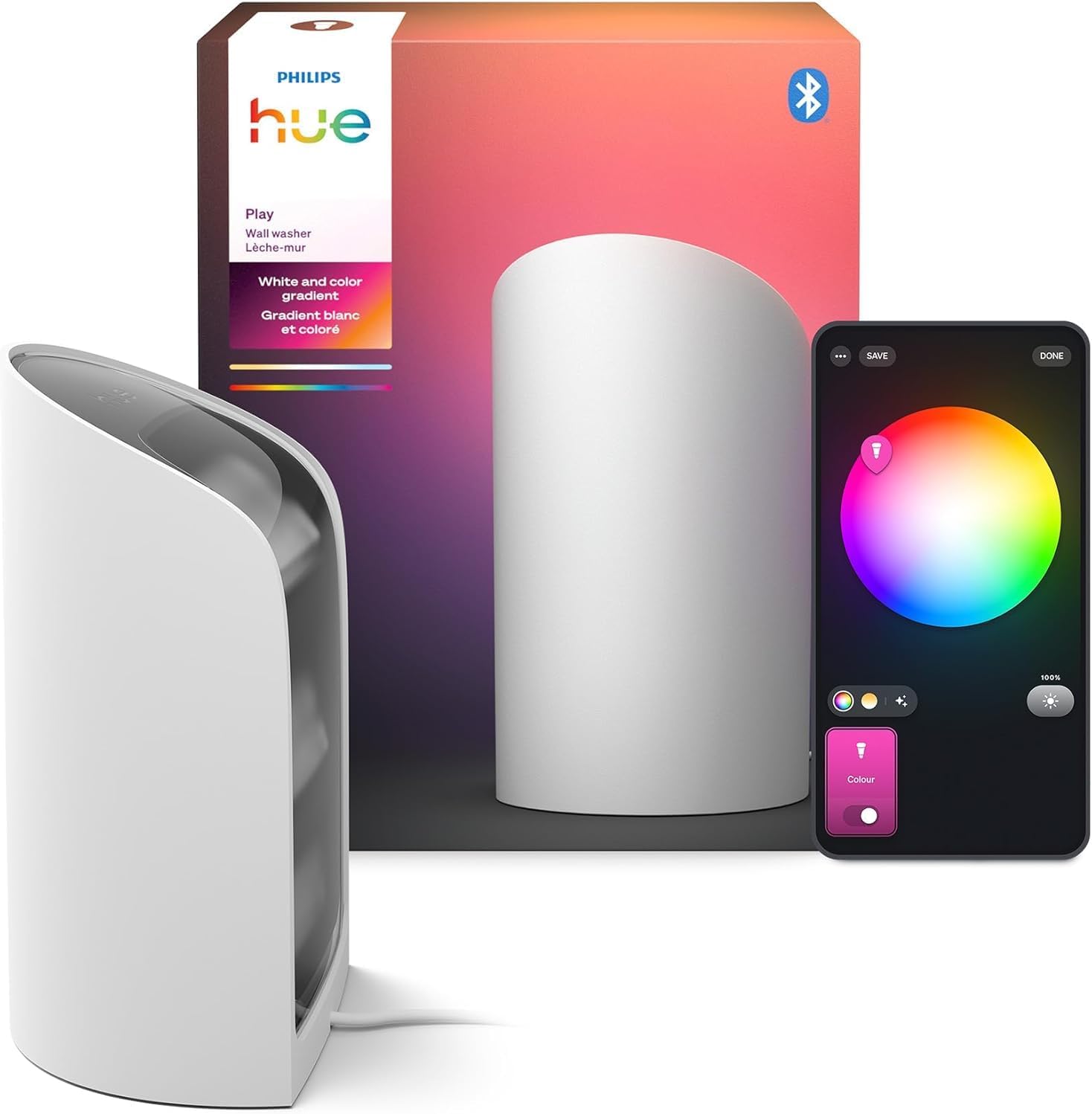 Philips Hue Play Smart Wall Washer | Black | White | Bluetooth product image 3