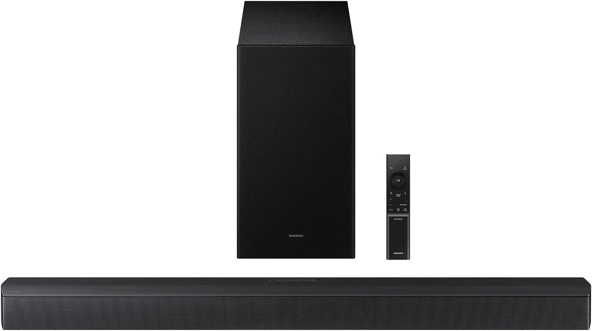 Samsung B-Series Soundbar HW B400F 2.0 ch Soundbar with Built in Subwoofer (2025 Model) One Remote Control product image 1