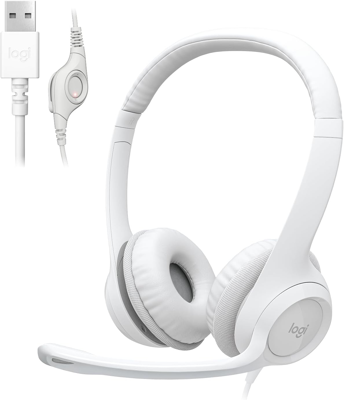 Logitech H390 Wired Headset for PC/Laptop | Noise Cancelling | Black product image 4