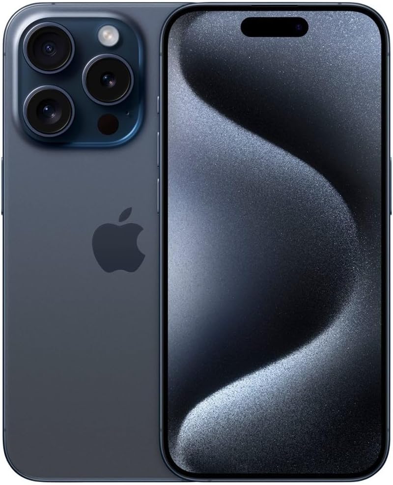 Apple iPhone 15 Pro | Unlocked Smartphone | 256GB | Blue Titanium | Renewed product image 1