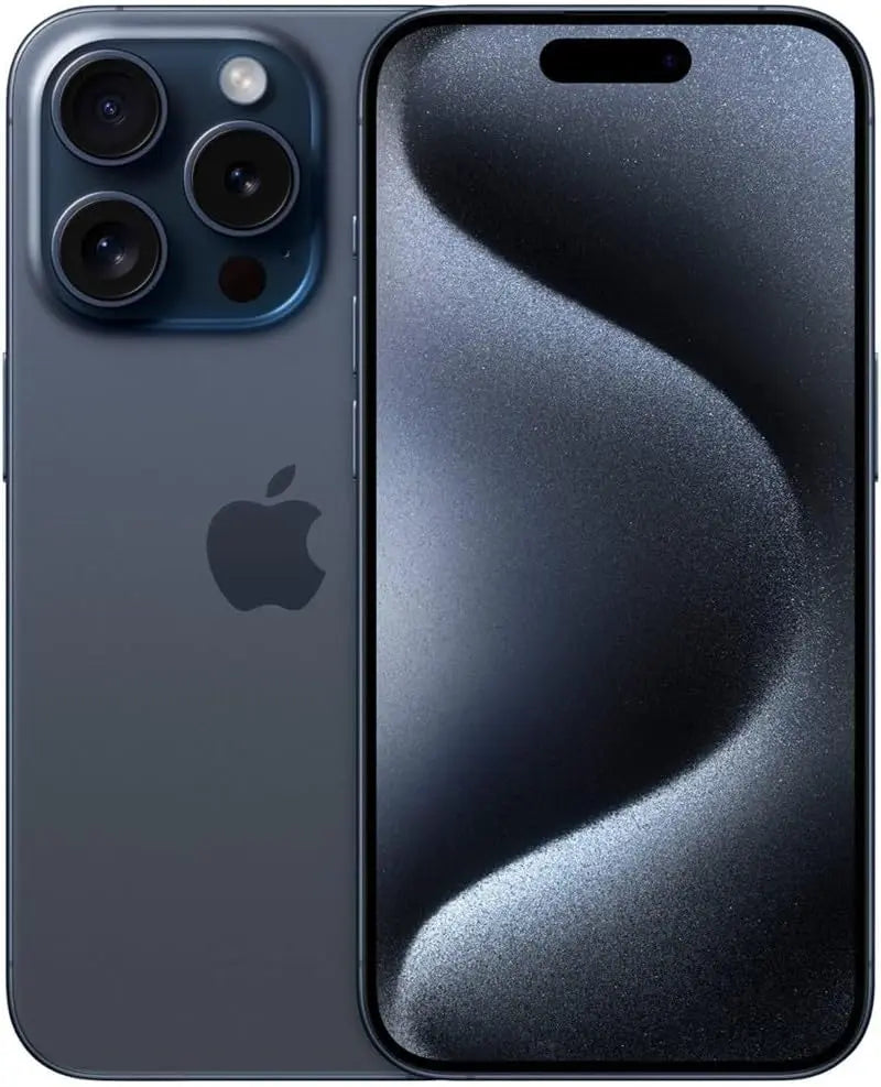 Apple iPhone 15 Pro | Unlocked Smartphone | 256GB | Blue Titanium | Renewed product image 1