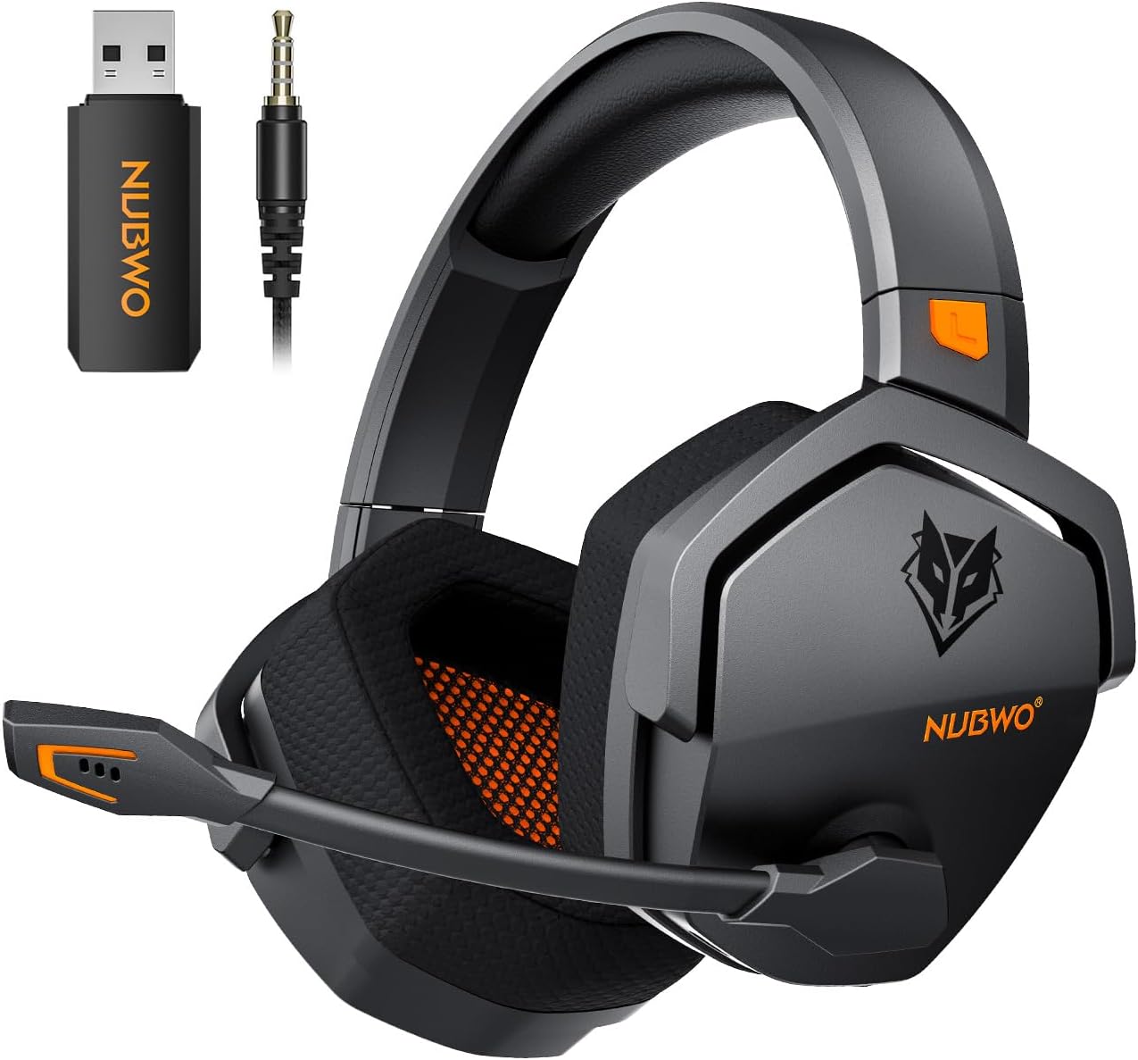 NUBWO Wireless Gaming Headset with Mic for Ps5 Ps4 PC | Blue product image 7