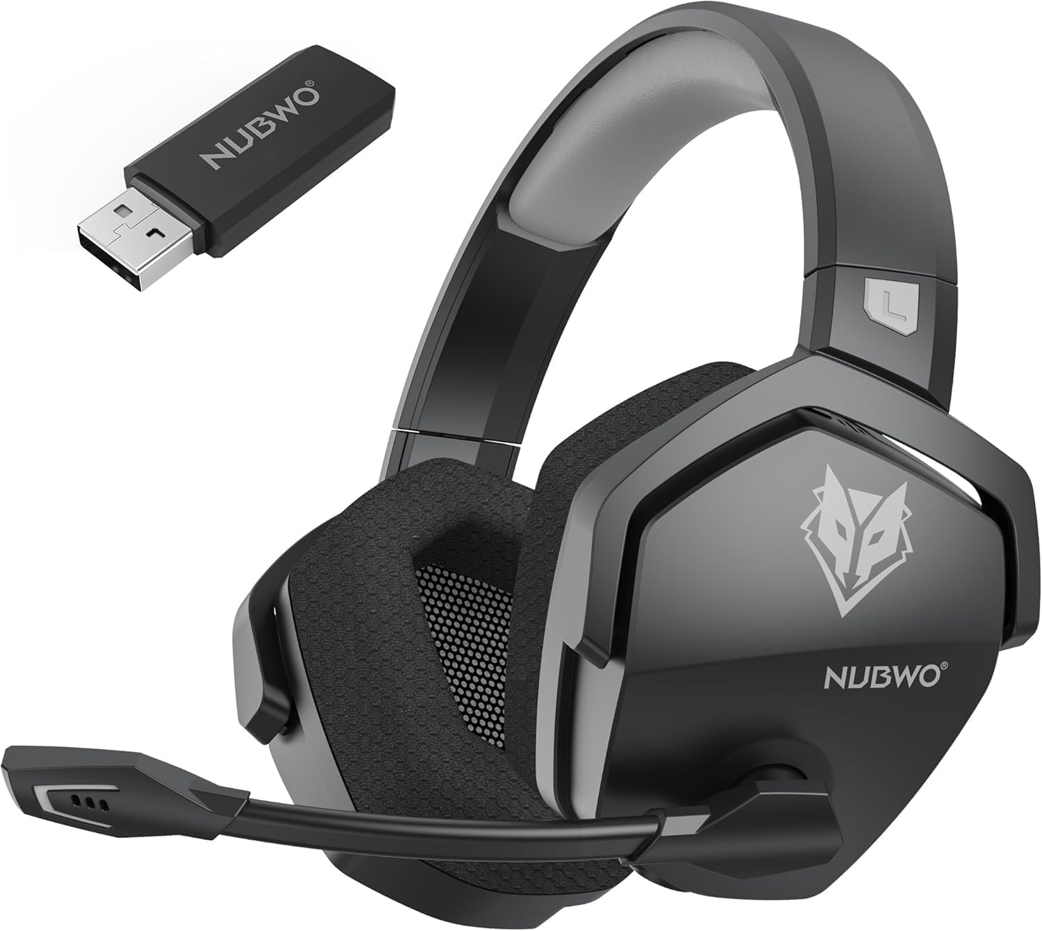 NUBWO Wireless Gaming Headset with Mic for Ps5 Ps4 PC | Blue product image 6