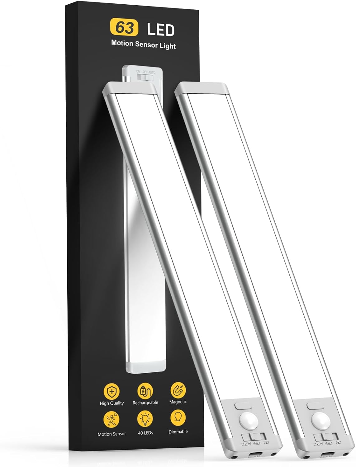 MCGOR 10inch Under Cabinet Lighting | 2 Pack | Wireless product image 3