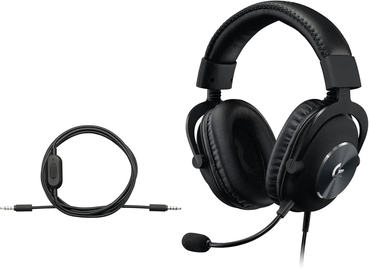 Logitech G Pro X Wired Gaming Headset: Blue VO!CE Detachable Boom Mic | Black product image 2
