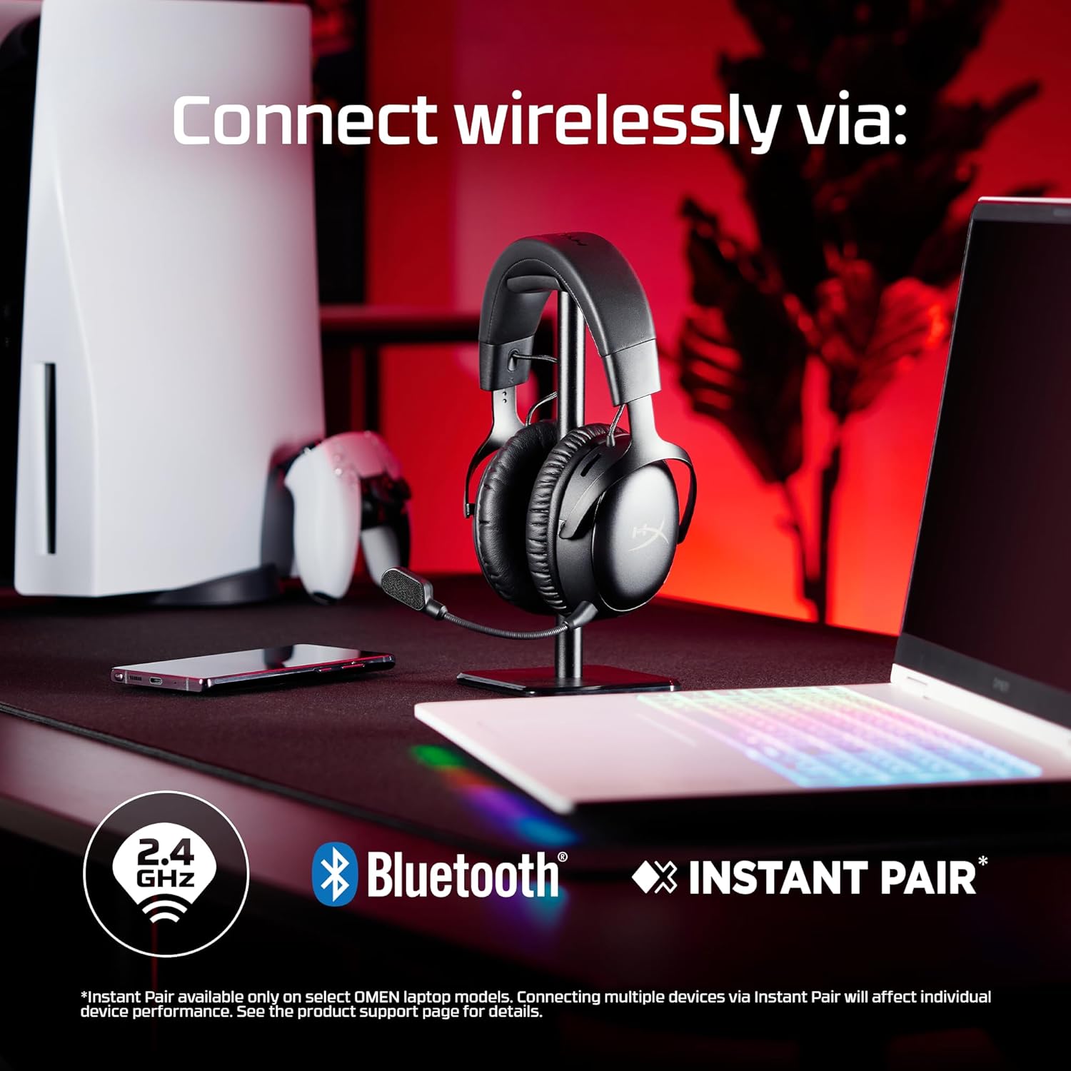 HyperX Cloud III S – Wireless Gaming Headset for Multi-Platform | Black product image 4