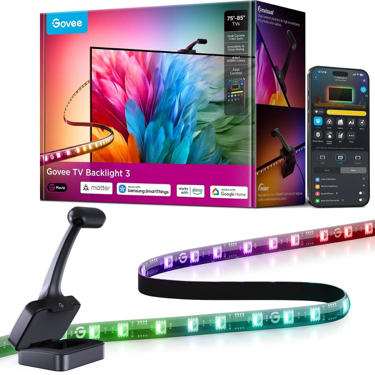 Govee TV Backlight 3 for 65-inch televisions, product view 2