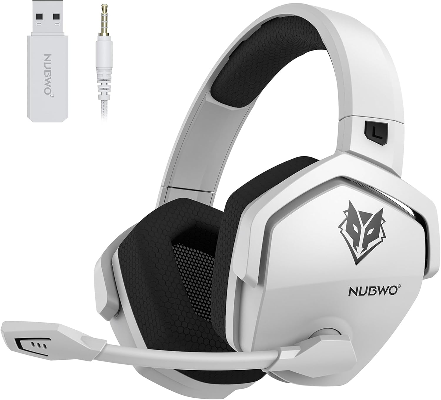 NUBWO Wireless Gaming Headset with Mic for Ps5 Ps4 PC | Blue product image 4