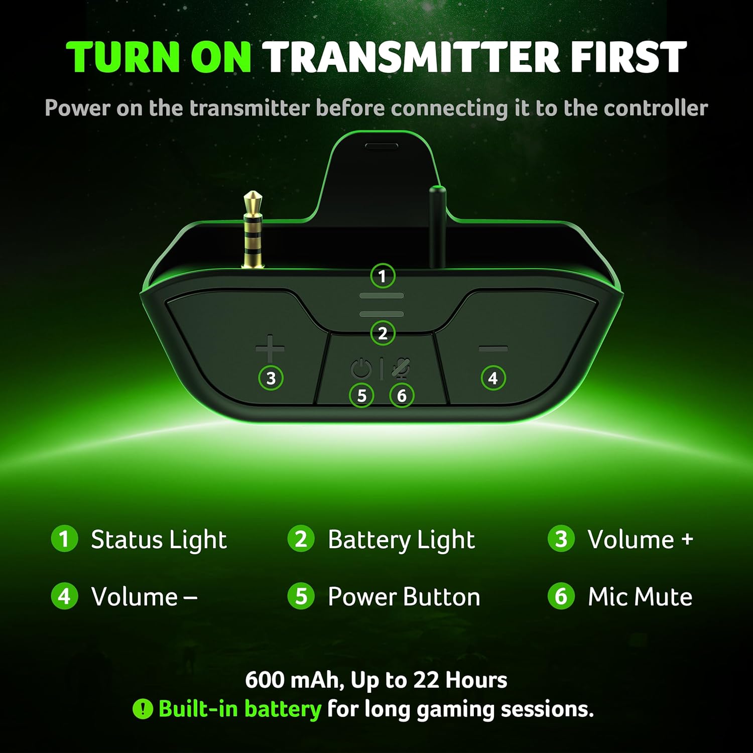 Acer Wireless Gaming Headset for Xbox Series X|S & Xbox One | Noise Cancelling | Black product image 4