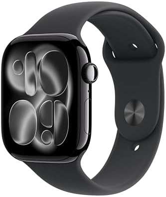 Apple Watch Series 11 [GPS 46mm] Smartwatch with Jet Black Aluminum Case with Black Sport Band - M/L. Sleep Score product image 29