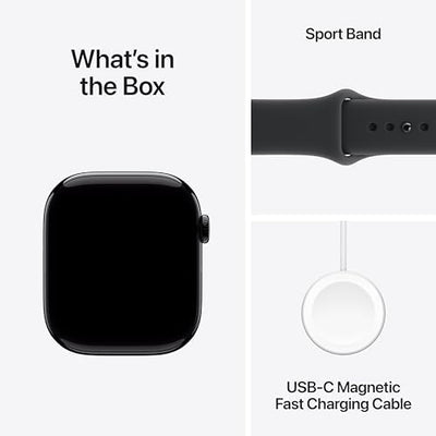 Apple Watch Series 11 [GPS 46mm] Smartwatch with Jet Black Aluminum Case with Black Sport Band - M/L. Sleep Score product image 61