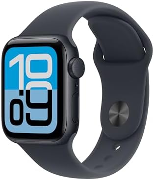 Apple Watch SE 3 [GPS 40mm] Smartwatch with Midnight Aluminum Case with Midnight Sport Band - S/M. Fitness and product image 17