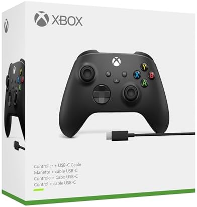 XBOX Wireless Gaming Controller + USB-C Cable | Carbon Black product image 21