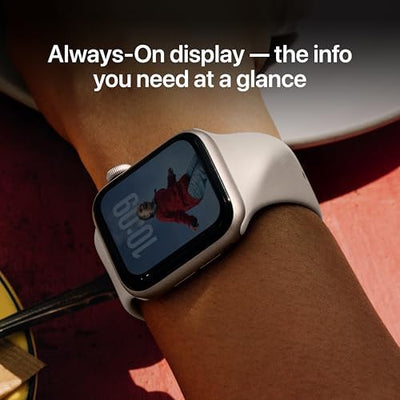Apple Watch SE 3 [GPS 40mm] Smartwatch with Midnight Aluminum Case with Midnight Sport Band - S/M. Fitness and product image 20
