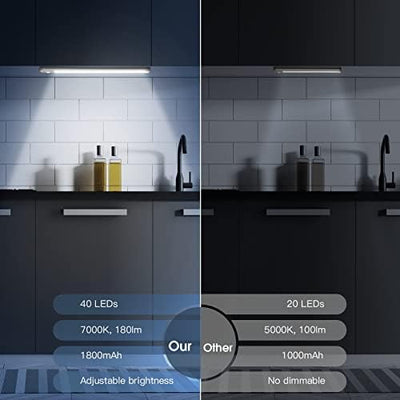 MCGOR 10inch Under Cabinet Lighting | 2 Pack | Wireless product image 7