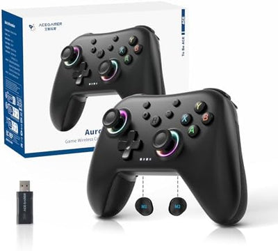 AceGamer Aurora II 2.4G Wireless Bluetooth Controller for PC/Android/Switch/iOS/Switch 2/Steam Deck with Rotary product image 7