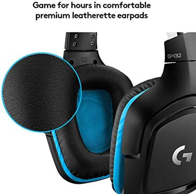 Logitech G432 Wired Gaming Headset | Black product image 8